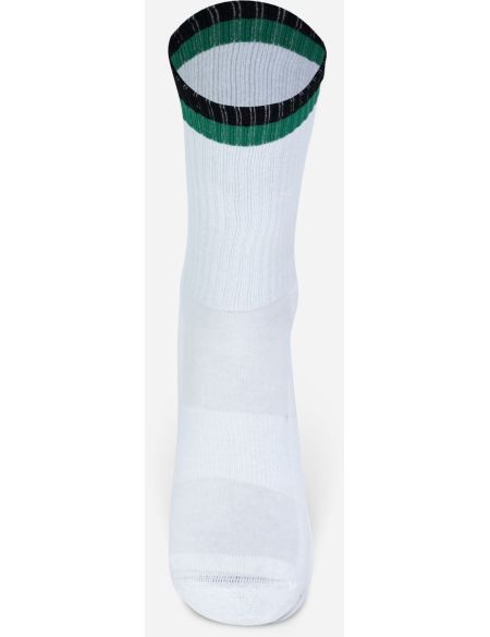 Tennis socks Two Tone Mr.Socks L05006 white/green/black