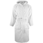 Župan s kapucí The One Towelling Bathrobe hooded white