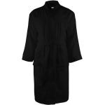 Župan bez kapuce The One Towelling Bathrobe black