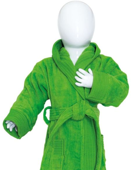 The One Towelling Baby Bathrobe white