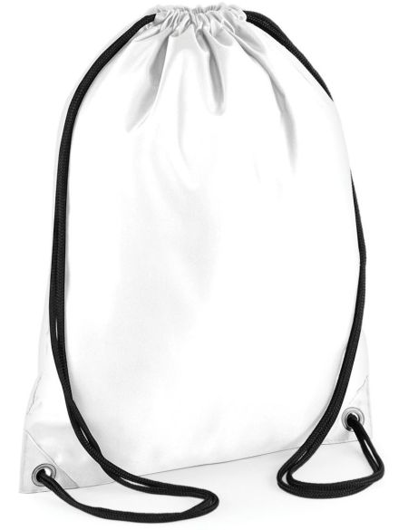 Rucksack aus Polyester, BagBase, weiß