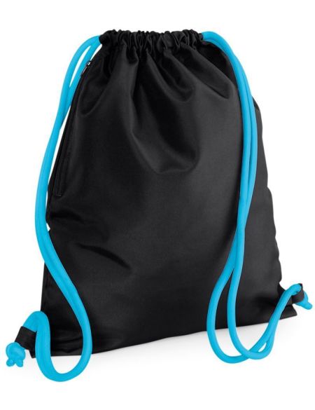 Rucksack aus Polyester, Icon BagBase BG110, weiß/schwarz