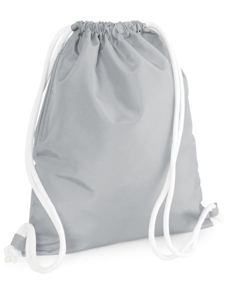 Rucksack aus Polyester, Icon BagBase BG110, weiß/schwarz
