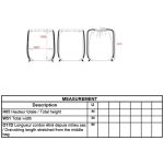 Backpack polyester Kimood white