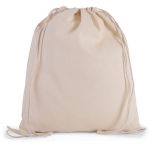 Rucksack aus Bio-Baumwolle, Kimood KI0147, weiß