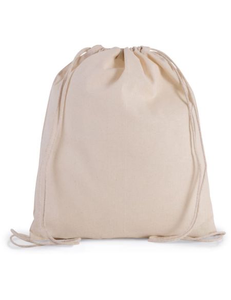 Rucksack aus Bio-Baumwolle, Kimood KI0147, weiß
