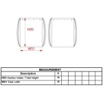 Rucksack aus Bio-Baumwolle, Kimood KI0147, weiß