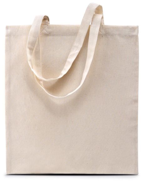 Baumwolltasche mit langem Henkel, Kimood KI0223, weiß