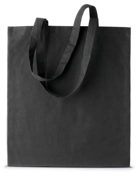 Baumwolltasche mit langem Henkel, Kimood KI0223, weiß