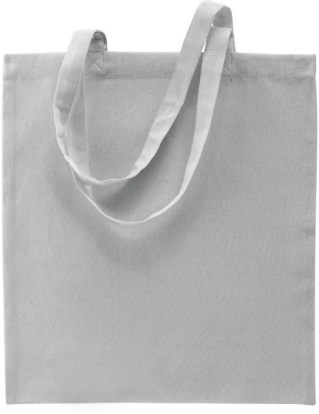 Cotton bag with long handle Kimood KI0223 white