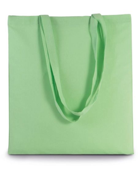 Baumwolltasche mit langem Henkel, Kimood KI0223, weiß