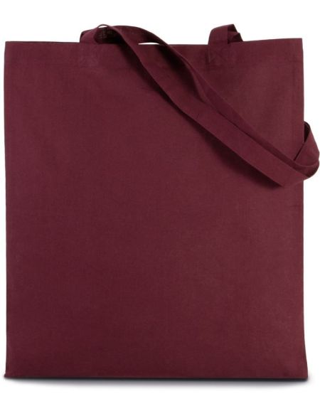 Baumwolltasche mit langem Henkel, Kimood KI0223, weiß