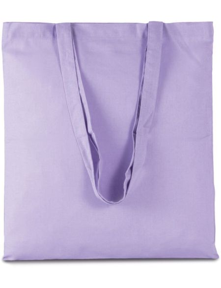 Cotton bag with long handle Kimood KI0223 white