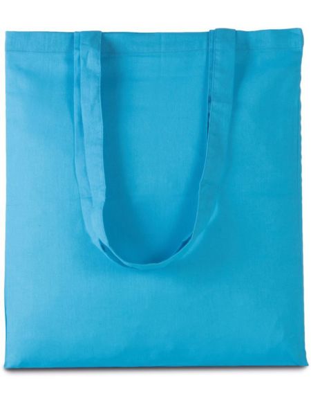 Baumwolltasche mit langem Henkel, Kimood KI0223, weiß