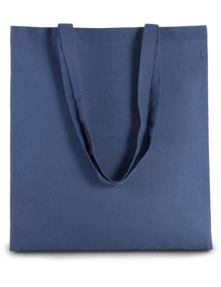 Baumwolltasche mit langem Henkel, Kimood KI0223, weiß