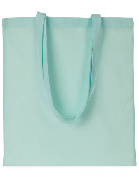 Cotton bag with long handle Kimood KI0223 white