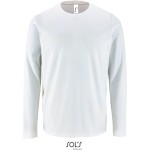 Tričko pánské s dlouhým rukávem Sols Imperial LSL Men white 3XL 4XL