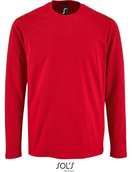 Herren-T-Shirt mit langen Ärmeln Sols Imperial LSL Men weiß