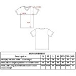 Kariban K357 weißes Herren-T-Shirt mit V-Ausschnitt