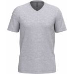Kariban K357 weißes Herren-T-Shirt mit V-Ausschnitt
