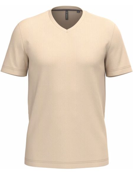 Kariban K357 white V-neck men's T-shirt
