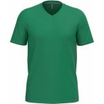 Kariban K357 weißes Herren-T-Shirt mit V-Ausschnitt