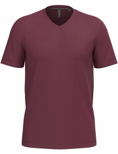 Kariban K357 white V-neck men's T-shirt
