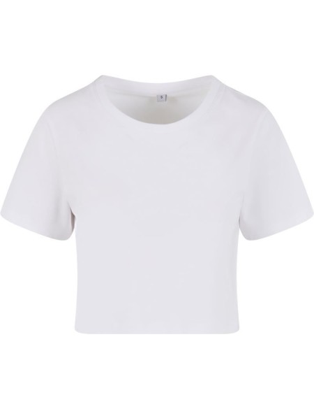 Women's crop top New Morning Studios NM006 white