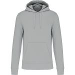 Men's ecological sweatshirt with hood Kariban K4027 white