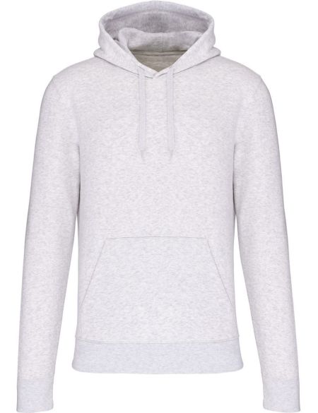 Ökologisches Herren-Sweatshirt mit Kapuze Kariban K4027 weiß