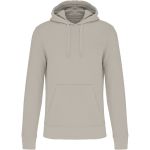 Men's ecological sweatshirt with hood Kariban K4027 white