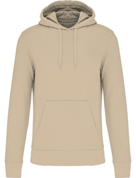 Ökologisches Herren-Sweatshirt mit Kapuze Kariban K4027 weiß