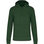 Men's ecological sweatshirt with hood Kariban K4027 white