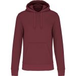 Men's ecological sweatshirt with hood Kariban K4027 white