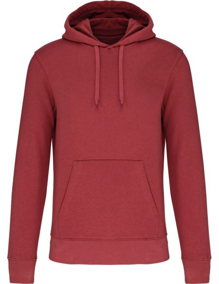 Ökologisches Herren-Sweatshirt mit Kapuze Kariban K4027 weiß