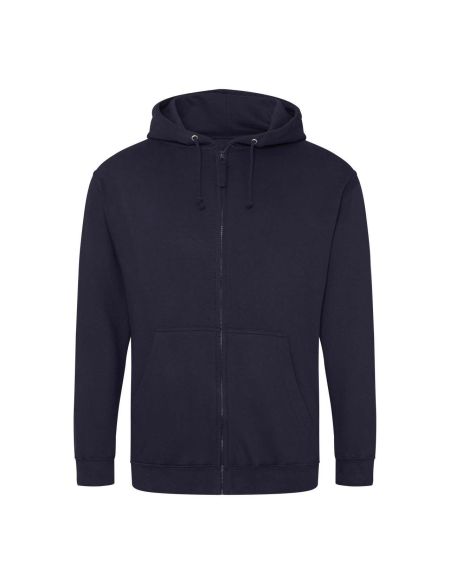 Mikina s kapucí Just Hoods Zoodie AWJH050 deep black 3XL - 5XL