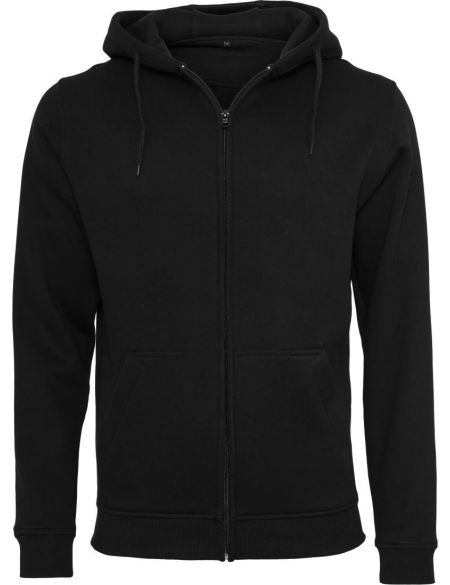 Mikina s kapucí z těžké bavlny na zip
