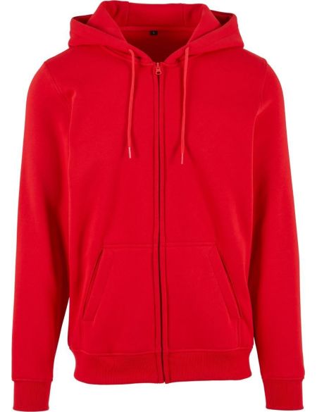 Build your Brand BY012 white heavy cotton hoodie