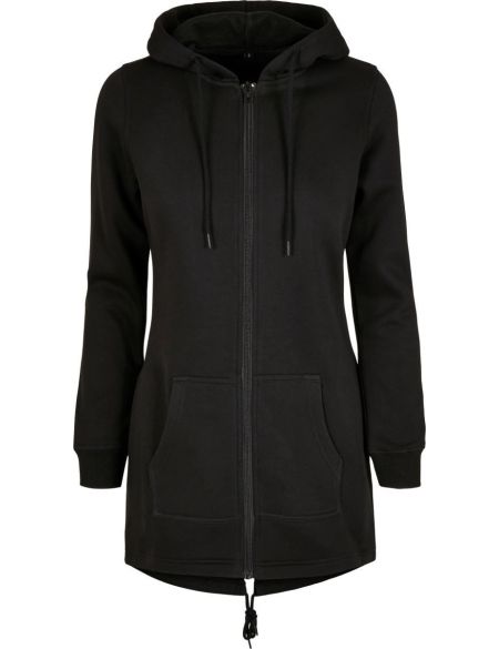 Parka dámská sweat Build your Brand BY148 black 2X-5XL