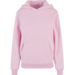 Oversize-Sweatshirt mit Kapuze für Damen, flauschig, weiß, mit dem Aufdruck Build your Brand.
