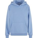 Mikina dámská oversize s kapucí Fluffy Build your Brand powder blue