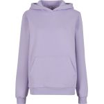 Oversize-Sweatshirt mit Kapuze für Damen, flauschig, weiß, mit dem Aufdruck Build your Brand.