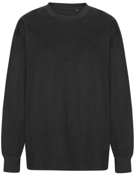 Tričko oversize bio s dlouhým rukávem