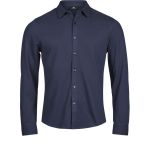 Long-sleeved piqué shirt Luxury Stretch Tee Jays TJ1416 black