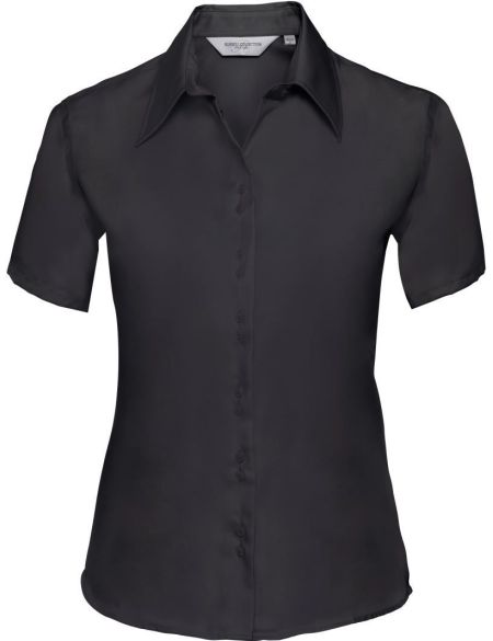 Russell Athletic 957F Damen-Shirt, bügelfrei, weiß