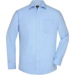 Košile mikro keprová nežehlivá úprava dl. rukáv Daiber JN682 light blue