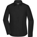 Damen-Langarmhemd aus Mikro-Twill, bügelfrei, Daiber JN681, weiß