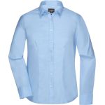 Košile dámská mikro keprová nežehlivá dl. rukáv Daiber JN681 light blue