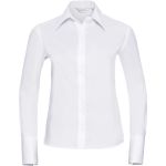 Damen-Langarmshirt Russell Athletic 956F, bügelfrei, weiß