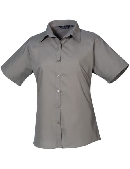 Damen-Popeline-Hemd Easy Care Premier PR302 weiß